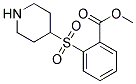 METHYL 2-(PIPERIDIN-4-YLSULFONYL)BENZOATE Struktur