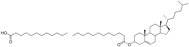 CHOLESTERYL DODECANOATE (LAURATE) Struktur