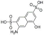 7-AMINO-1-NAPHTHOL-3,6-DISULFONIC ACID Struktur