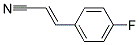 4-FLUOROFINNAMONITRILE Struktur