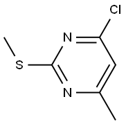 4-CHLORO-6-METHYL-2-(METHYLTHIO)PYRIMIDINE Struktur