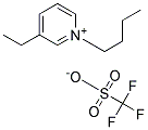 3-ETHYL-N-BUTYLPYRIDINIUM TRIFLUOROMETHANESULFONATE Struktur