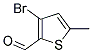 3-BROMO-5-METHYL-2-THIOPHENECARBOXALDEHYD Struktur