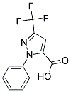 3-(TRIFLUOROMETHYL)-1-PHENYL-1H-PYRAZOLE-5-CARBOXYLIC ACID Struktur