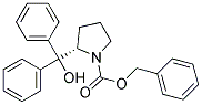 (S)-1-BENZYLOXYCARBONYL-2-[HYDROXYL(DIPHENYL)METHYL]PYRROLIDINE Struktur