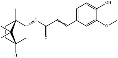 (-)-BORNYL FERULATE Struktur