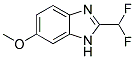 6-METHOXY-2-DIFLUOROMETHYL-1H-BENZIMIDAZOLE Struktur