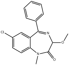 TEMAZEPAM IMPURITY D Struktur