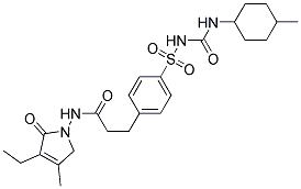 GLIMEPIRIDE FOR SYSTEM SUITABILITY Struktur