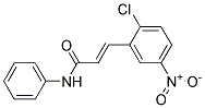 N1-PHENYL-3-(2-CHLORO-5-NITROPHENYL)ACRYLAMIDE, TECH Struktur