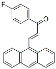 3-(9-ANTHRYL)-1-(4-FLUOROPHENYL)PROP-2-EN-1-ONE, TECH Struktur