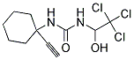 N-(1-ETH-1-YNYLCYCLOHEXYL)-N'-(2,2,2-TRICHLORO-1-HYDROXYETHYL)UREA, TECH Struktur