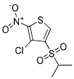 3-CHLORO-4-(ISOPROPYLSULFONYL)-2-NITROTHIOPHENE, TECH Struktur