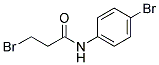 N1-(4-BROMOPHENYL)-3-BROMOPROPANAMIDE, TECH Struktur