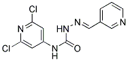 N1-(2,6-DICHLORO-4-PYRIDYL)-2-(3-PYRIDYLMETHYLIDENE)HYDRAZINE-1-CARBOXAMIDE, TECH Struktur