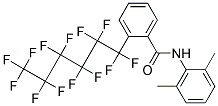 N-(2,6-DIMETHYLPHENYL)-2-(1,1,2,2,3,3,4,4,5,5,6,6,6-TRIDECAFLUOROHEXYL)BENZAMIDE, TECH Struktur