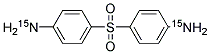 4 4'-DIAMINO-15N2-DIPHENYLSULFONE 98 A& Struktur