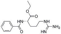 N-ALPHA-BENZOYL-L -ARGININE ETHYL ESTER Struktur