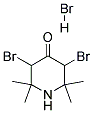 3,5-DIBROMO-2,2,6,6-TETRAMETHYLPIPERIDIN-4-ONE, HYDROBROMIDE TECHNICAL GRAD Struktur