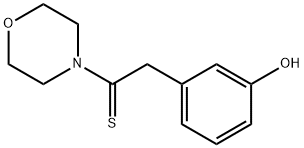 3-HYDROXYPHENYLTHIOACETMORPHOLIDE Struktur