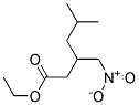 5-METHYL-3-NITROMETHYL-HEXANOIC ACID, EETHYL ESTER Struktur