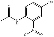 3-NITRO-4-ACETAMIDOPHENOL Struktur