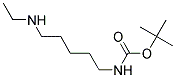 TERT-BUTYL 5-(ETHYLAMINO)PENTYLCARBAMAT Struktur