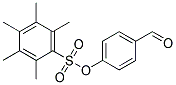 4-FORMYLPHENYL 2,3,4,5,6-PENTAMETHYLBENZENESULPHONATE Struktur