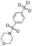 4-(MORPHOLINE-4-SULPHONYL)-BENZENESULPHONYL CHLORIDE Struktur