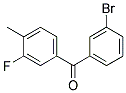 3-BROMO-3'-FLUORO-4'-METHYLBENZOPHENON Struktur