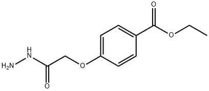 ETHYL 4-(2-HYDRAZINO-2-OXOETHOXY)BENZOATE Struktur