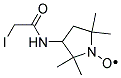 3-(2-Iodoacetamido)-2,2,5,5-tetramethyl-1-pyrrolidinyloxy,free radical Struktur