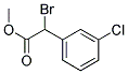 Alpha Bromo-3-Chloro Phenyl Acetic Acid / Methyl Ester  Struktur