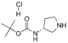 (R)-3-(Boc-amino)pyrrolidine hydrochloride Struktur