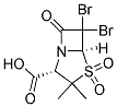 6,6-Dibromopenicillanic Acid-1,1-Dioxide Struktur