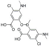 5-Chloro-2-Methoxy-4-Methylamino Benzoic Acid 2-Methoxy-4-Methylamino-5-Chlorobenzoic Acid Struktur