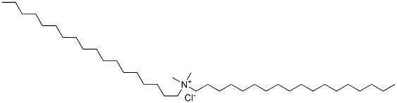 Di methyl disteary ammonium chloride Struktur