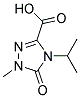 4,5-Dihydro-4-isopropyl-1-methyl-5-oxo-1H-1,2,4-triazole-3-carboxylic acid Struktur