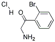 2-Bromophenacylamine hydrochloride Struktur