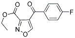 Ethyl 4-(4-fluorobenzoyl)isoxazole-3-carboxylate Struktur