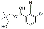 3-Bromo-2-cyanobenzeneboronic acid neopentyl glycol ester Struktur