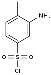 3-amino-4-methylbenzene-1-sulfonyl chloride Struktur