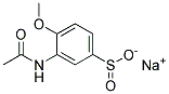 Sodium 3-acetamido-4-methoxybenzenesulfinate Struktur