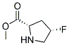 (2S,4S)-cis-4-Fluoro-L-proline methyl ester Struktur