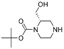 (S)-1-Boc-2-Hydroxymethyl-piperazine Struktur