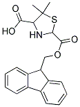 Fmoc-(L)-5,5-dimethylthiazolidine-4-carboxylic acid
 Struktur