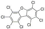 OCTACHLORODIBENZOFURAN UNLABELED Struktur