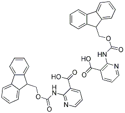 Fmoc-2-aminopyridyl-3-carboxylic acid (Fmoc-2-aminonicotinic acid)
 Struktur