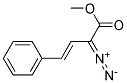 (E)-2-DIAZO-4-PHENYL-BUT-3-ENOIC ACID METHYL ESTER Struktur