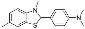 [4-(3,6-DIMETHYL-2,3-DIHYDRO-BENZOTHIAZOL-2-YL)-PHENYL]-DIMETHYL-AMINE Struktur